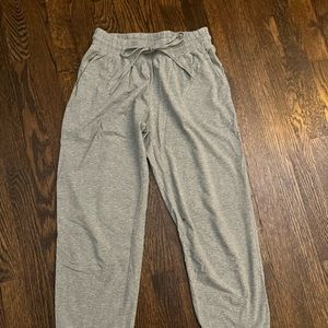 grey comfy sweatpants